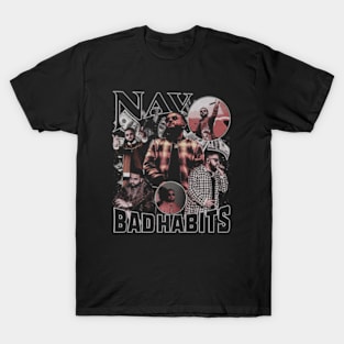 Bad Habbits Nav T-Shirt